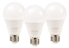 LED žárovka BULB E27, 11W, 230V, 1055lm, 25 000h, 3000K teplá bílá, 220° 3ks v balení - rozbaleno