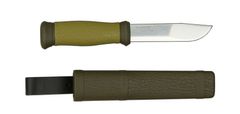 Morakniv 10629 2000 všestranný nůž 10,9 cm, černo-zelená, plast, guma, plastové pouzdro