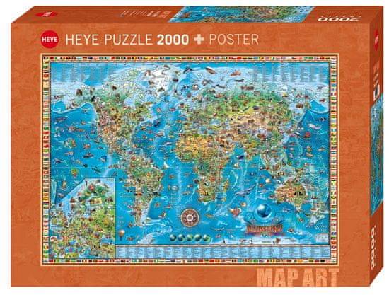 Heye Puzzle Amazing World 2000 dílků