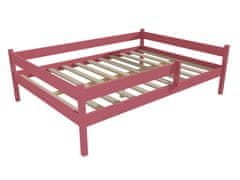 Vomaks Vomaks Dětská postel DP 027 XL se zábranou Rozměr: 140 x 200 cm, Barva: barva bílá