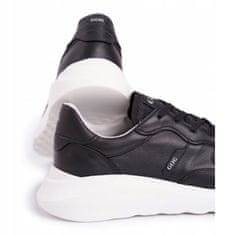 Pánská kožená sportovní obuv černá velikost 43