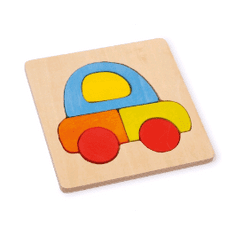 Dřevěné puzzle - dopravní prostředky
