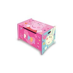Arditex Dětský dřevěný nábytek 2v1 PEPPA PIG Lavice/Box na hračky, PP13985