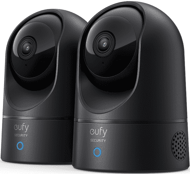 IP kamera Anker Eufy Indoor Cam 2K Pan & Tilt 2 pack Black (T8413G11) Apple HomeKit Google Assistant Amazon Alexa rozpoznanie osoby