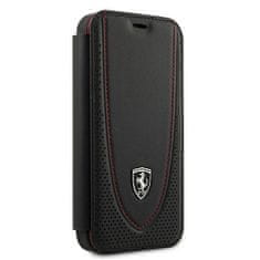 Ferrari FEOGOFLBKP12SBK knížkové pouzdro iPhone 12 mini 5,4" black book Off Track Perforated