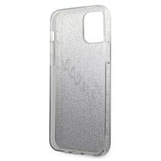 Guess GUHCP12SPCUGLSBK hard silikonové pouzdro iPhone 12 Mini 5.4" black Glitter Gradient Script