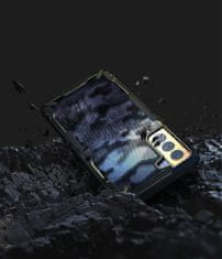 RINGKE Fusion X Design pancéřové pouzdro na Samsung Galaxy S21 PLUS 5G Camo Black (XDSG0045)