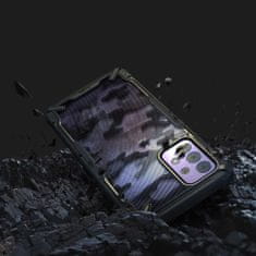RINGKE Fusion X design pancéřové pouzdro na Samsung Galaxy A72 Camo Black