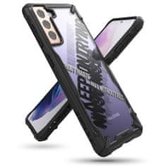 RINGKE Fusion X Design pancéřové pouzdro na Samsung Galaxy S21 PLUS 5G black (Cross) (XDSG0053)