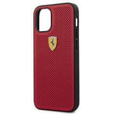 Ferrari FESPEHCP12SRE hard silikonové pouzdro iPhone 12 Mini 5.4" Red On Track
