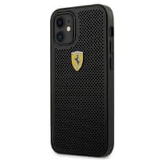 Ferrari FESPEHCP12SBK hard silikonové pouzdro iPhone 12 Mini 5.4" Black On Track