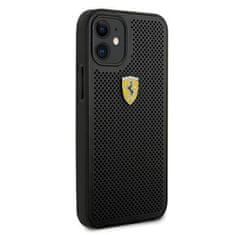 Ferrari FESPEHCP12SBK hard silikonové pouzdro iPhone 12 Mini 5.4" Black On Track