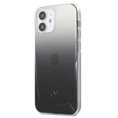 MERCEDES MEHCP12SARGBK hard silikonové pouzdro iPhone 12 Mini 5,4" Black Transparent Line