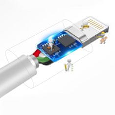 DUDAO datový kabel USB/USB-C 3A 1m Bílý L1T