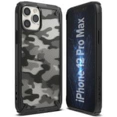 RINGKE Fusion X pancéřové pouzdro na iPhone 12 Pro MAX 6,7" Camo Black