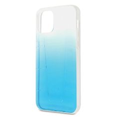 MERCEDES MEHCP12MCLGBL hard silikonové pouzdro iPhone 12 / 12 Pro 6,1" Blue Transparent Line