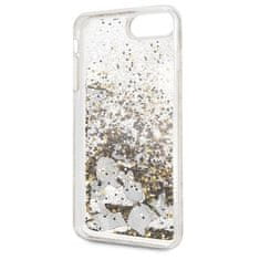 Karl Lagerfeld KLHCI8LROGO hard silikonové pouzdro iPhone 8 Plus / iPhone 7 Plus black & gold Glitter
