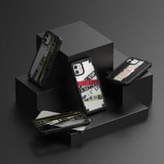 RINGKE Fusion X Design pancéřové pouzdro na iPhone 12 Mini 5.4" Black (ticket band) (XDAP0019)