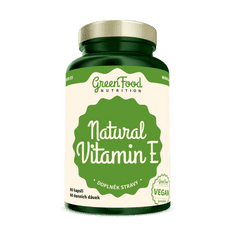 GreenFood Nutrition Přírodní Vitamin E 60 kapslí