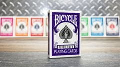 Bicycle Rider back purple - hrací karty