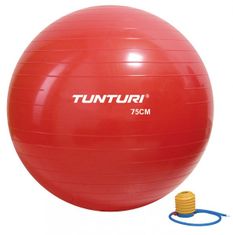 Tunturi Gymnastický míč TUNTURI 75 cm červený