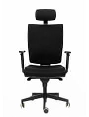 Alba Kancelářská židle Lara VIP černá s podhlavníkem