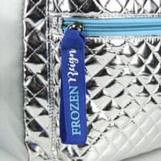 Cerda Dívčí stylový batoh DISNEY FROZEN Fashion Silver, 40cm, 2100002694
