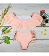 Zolta bikini PLAVKY poskakovat STRAPS Růžový 18BK174
