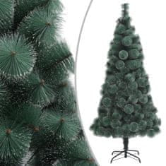 shumee vidaXL Umělý vánoční stromek se stojanem, zelený, 120 cm, PET