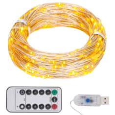 Vidaxl Světelný LED řetěz teplé bílé světlo 15 m