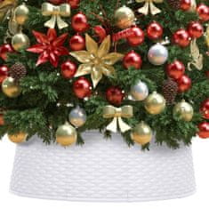 shumee Podložka pod vánoční stromek bílá Ø 65 x 19,5 cm