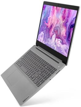 Notebook Lenovo IdeaPad 3 15IGL05 (81WQ00FKCK) výkonný lehký přenosný Wi-Fi ac Bluetooth HDMI 15.6 palců TN HD displej s velmi vysokým rozlišením excelentní zvuk audio výkonný procesor Intel UHD Graphics