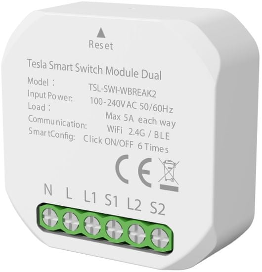 Tesla SMART Switch Module Dual - zánovní