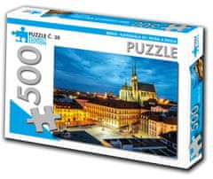 Tourist Edition Puzzle Katedrála sv. Petra a Pavla, Brno 500 dílků (č.30)