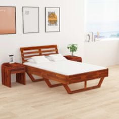 Greatstore Rám postele masivní akáciové dřevo 120 x 200 cm