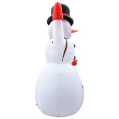 shumee Vánoční nafukovací sněhulák s LED IP44 600 cm XXL