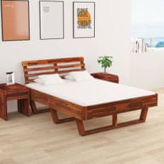 Greatstore Rám postele masivní akáciové dřevo 140 x 200 cm