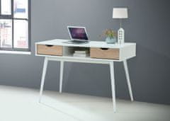 Danish Style Pracovní stůl Lenie, 120 cm, bílá