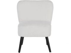 Danish Style Čalouněná židle Lerim, bílá