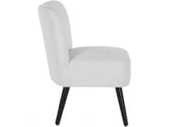 Danish Style Čalouněná židle Lerim, bílá