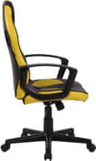 BHM Germany Kancelářská židle Glendale, černá / žlutá