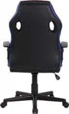 BHM Germany Kancelářská židle Glendale, černá / modrá