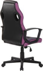 BHM Germany Kancelářská židle Glendale, černá / fialová