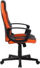 BHM Germany Kancelářská židle Glendale, černá / oranžová