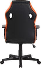 BHM Germany Kancelářská židle Glendale, černá / oranžová