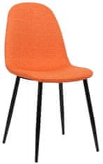 BHM Germany Jídelní židle Napier, textil, oranžová