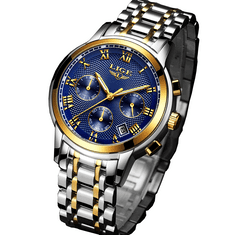 Lige Elegantní pánské hodinky model 9849 - Královský doplněk pro každého muže.