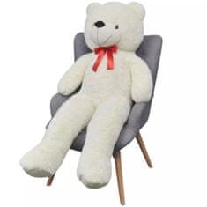 shumee Měkký plyšový medvídek XXL bílý 135 cm