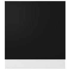 Greatstore Panel na myčku černý 59,5 x 3 x 67 cm dřevotříska