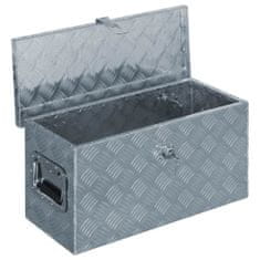 shumee Hliníkový box 61,5 x 26,5 x 30 cm stříbrný